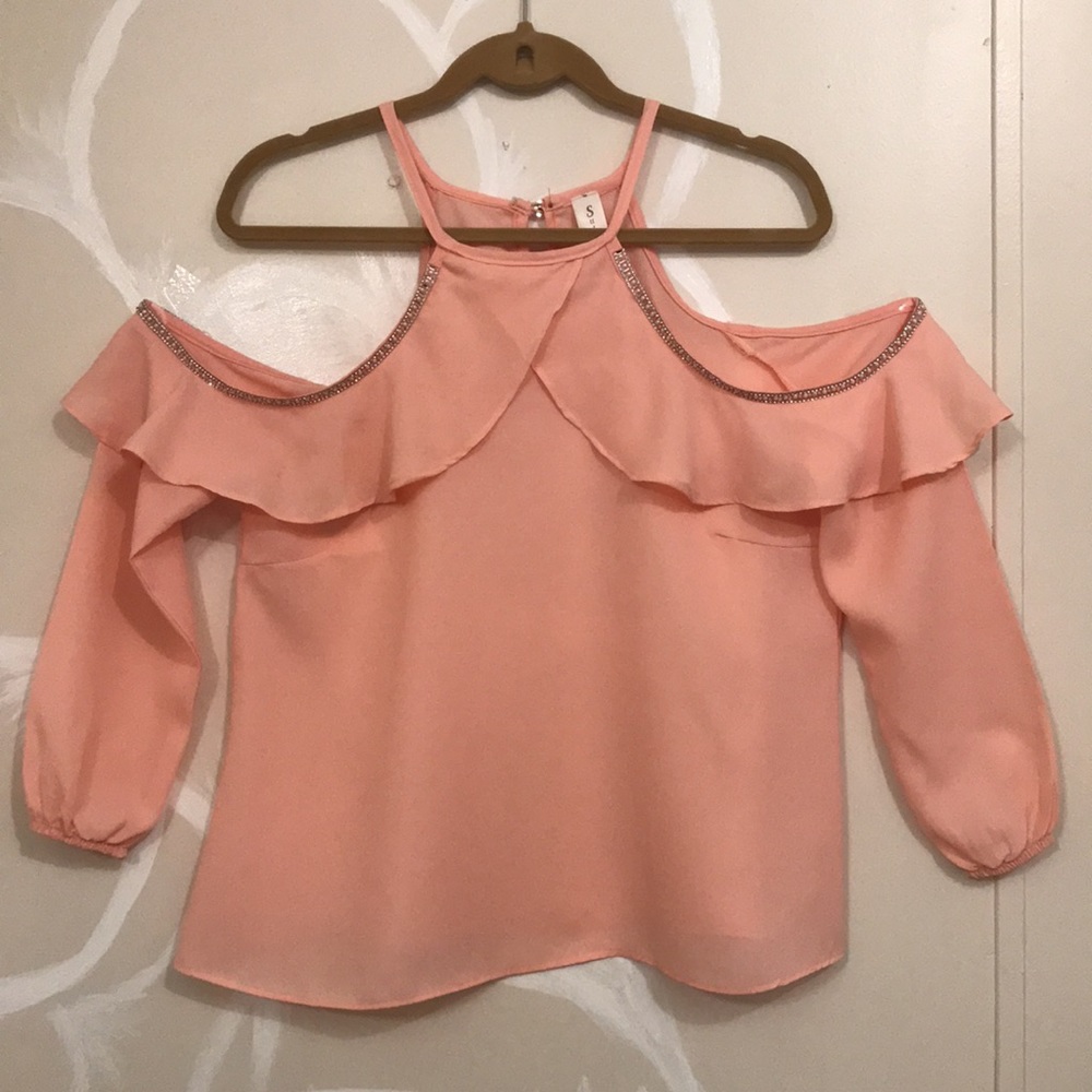 Coral Pink Blouse